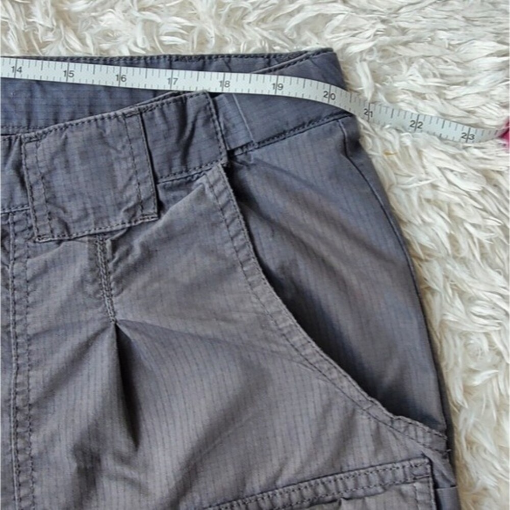 Mens grey gray Magellan Cargo Walking Hiking Casual Cargo Shorts 7" size 40 - Picture 9 of 10